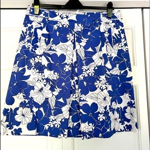 Lafayette 148 New York cotton print skirt